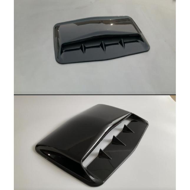 3pcs Both Side Middle Glossy Black Air Flow Vent Covers Universal Car Styling