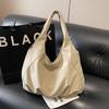 Pleated Bag Women's Shoulder Bag Large Capacity Commuter Tote Bag