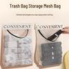 Wall-Mounted Mesh Kitchen Storage Bag - Large Opening, High Capacity Hanging Organizer