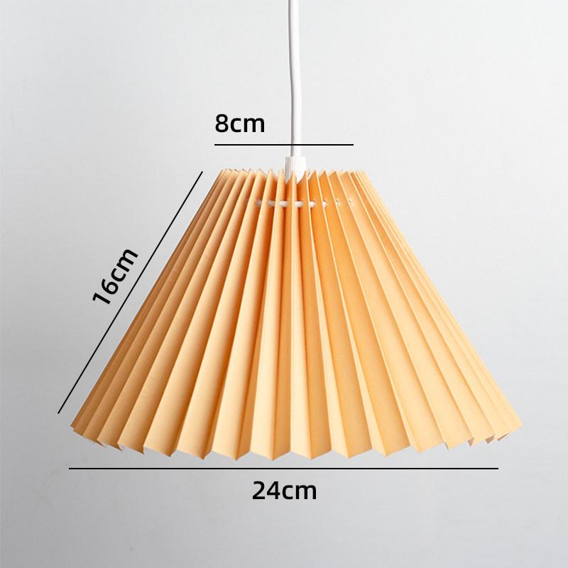 Nordic Origami Pendant Lights Lampshade Replacement Lamp Cover Downward Bulb Design Hanging Lamp Dining Room Kitchen Home Decor