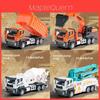 Modèle de Camion Benne Grue Excavatrice en Alliage à Inertie Pour Jouet Véhicule d'Ingénierie pour Enfants
