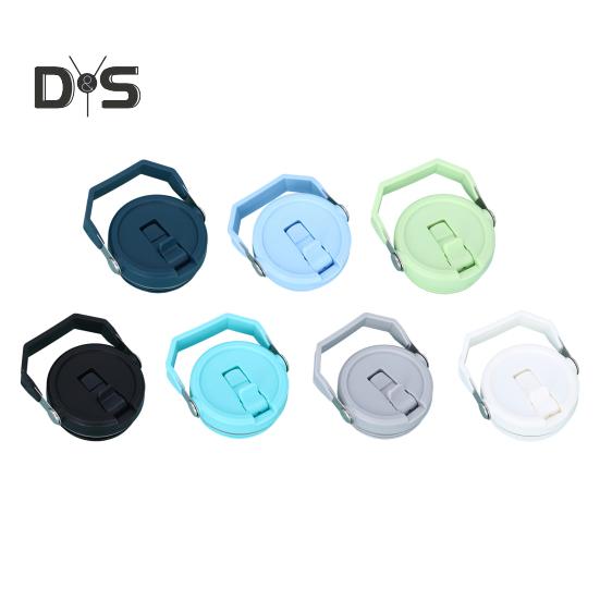 Náhradní víčko na 30oz tumbler s výklopnou slámkou, prachotěsnou zátkou, gumovým kroužkem odolným proti rozlití, slámkou, opakovaně použitelným víčkem na kelímek