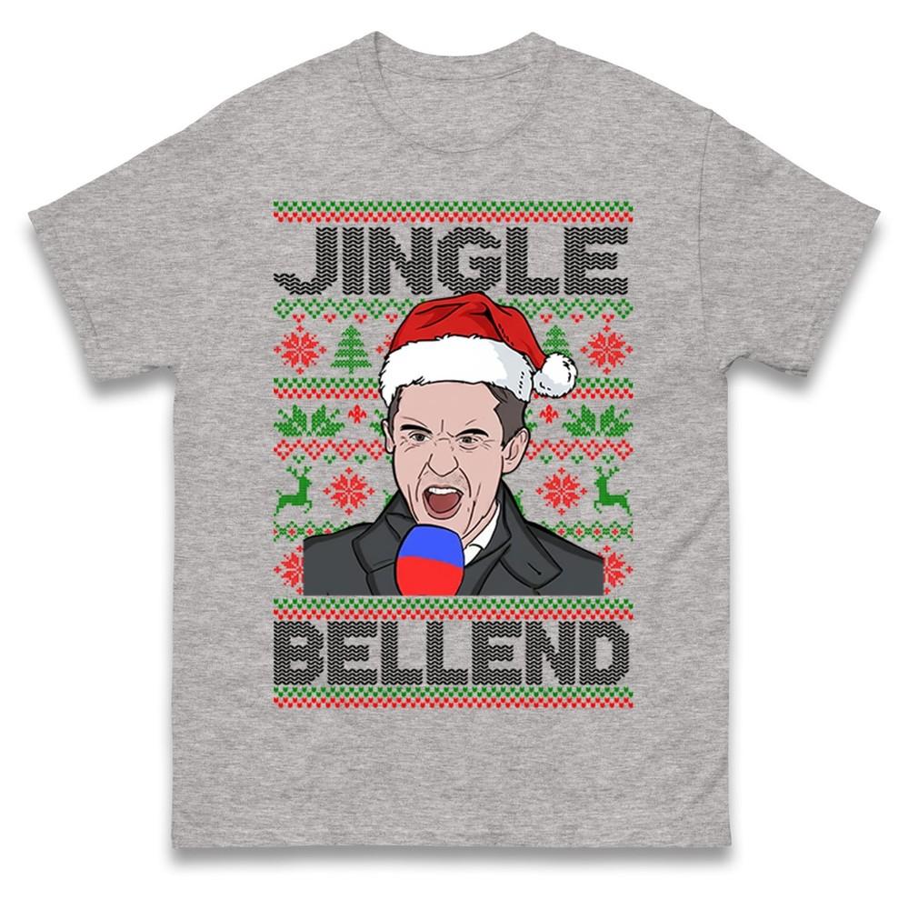 Gary Neville Christmas TShirt Funny Rude Jingle Bellend Ugly Xmas Gift Tee Top