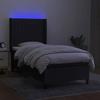 VidaXL Sommier à Lattes de Lit avec Matelas et LED, Lit Rembourré, Lit Simple, Lit Adulte de Chambre à Coucher Intérieur, 3138431