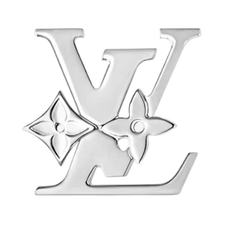 

Брошка Louis Vuitton з монограмою Row, латунна, аксесуари для чоловіків, срібляста M02284 Basic Packaging-Box Not Included