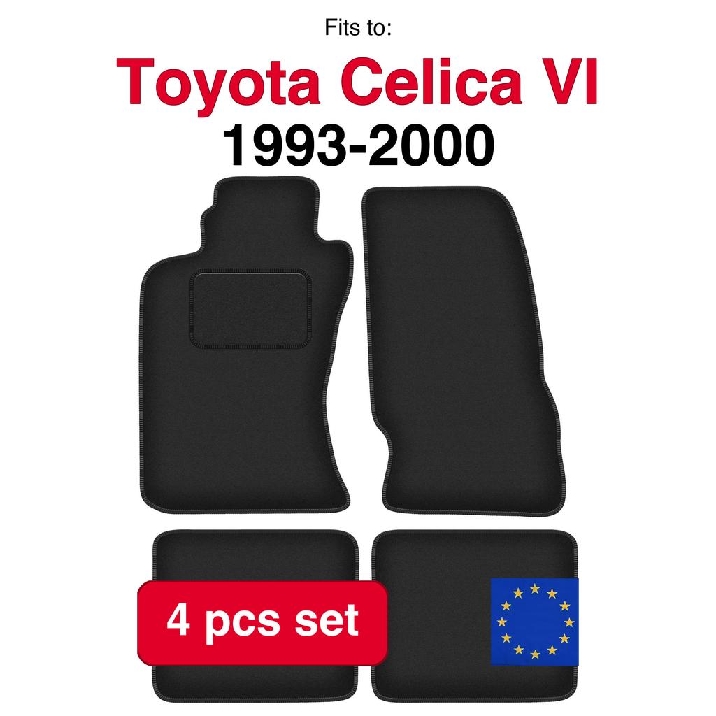Velour Car Floor Mats For Toyota Celica Vi Coupe (1993-2000)