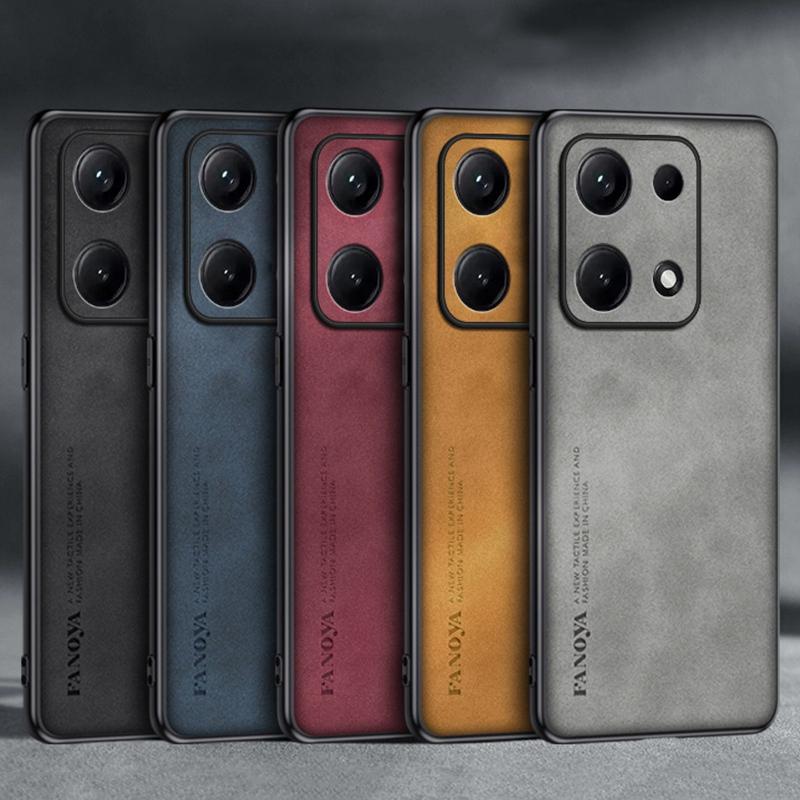 For Redmi Note 14S Case Luxury PU Leather Phone Case For Xiaomi Redmi Note 14S 4G Note14S Back Cover Silicone Full Protection