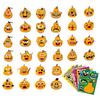 Halloween Cute Pumpkin DIY Game Stickers, Party Notebook and Gift Decoration Sealing Stickers