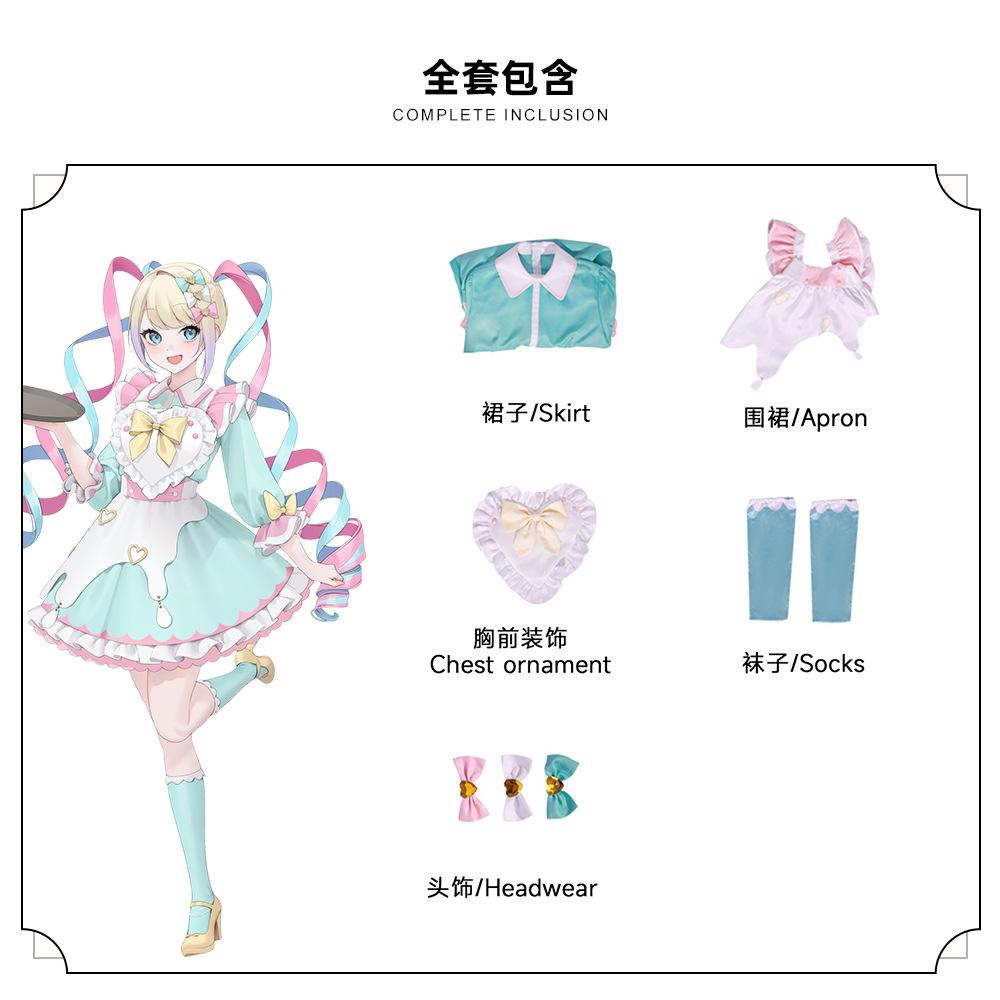 Anime postava cosplay kotva cosplay oblečení anime animované oblečení Tangtang Chaotian omáčka oblečení pro služebnou Cos oblečení