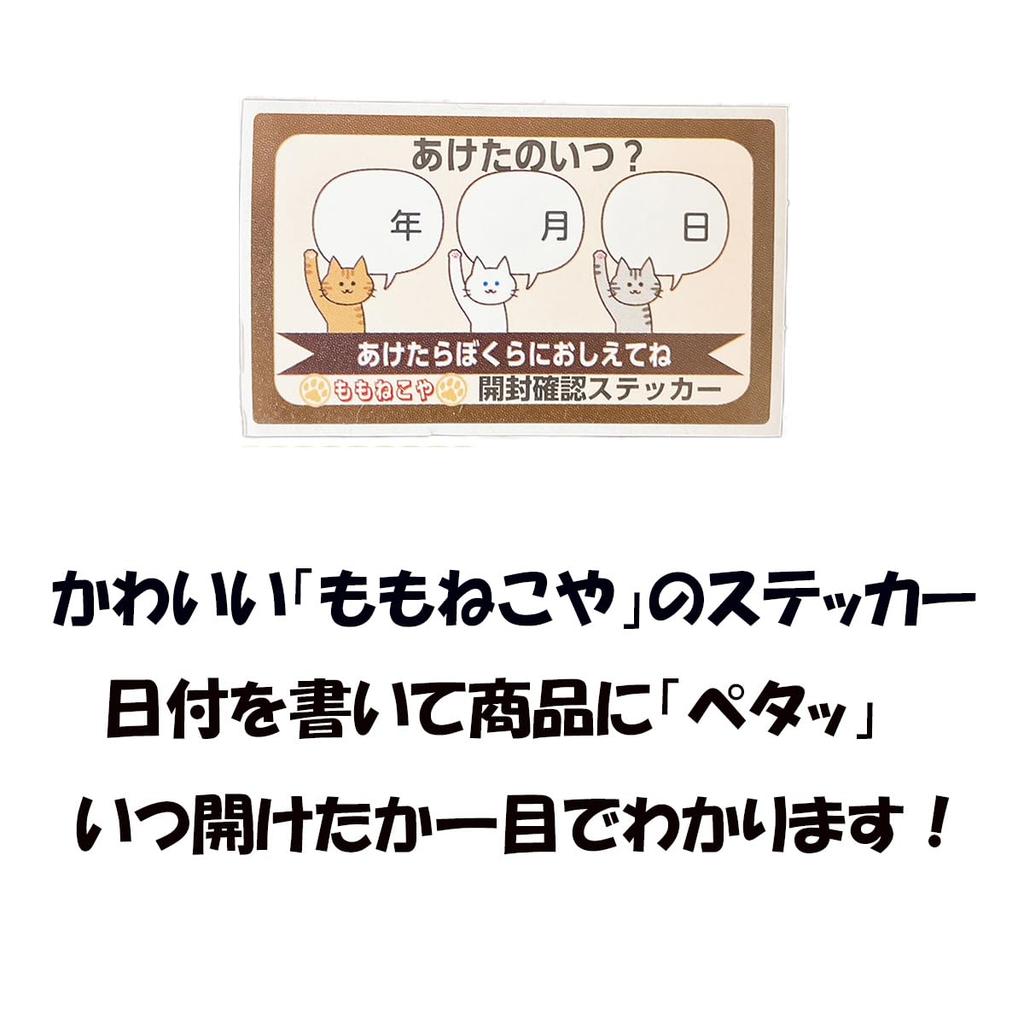 Assorted Canned Cat Food with Momonekoya Label (Tuna, Bonito, Chicken, and Mackerel, 24 Cans)