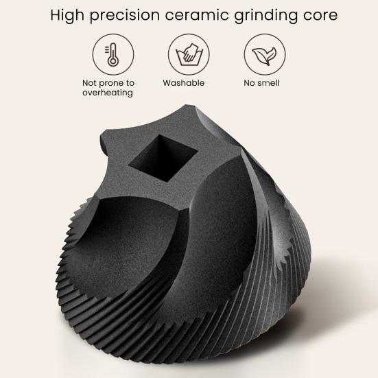 Mini Manual Coffee Grinder with 40 Adjustable Settings Portable Hand Coffee Bean Mill Conical Burr Grinder for Travel Camping Office Espresso