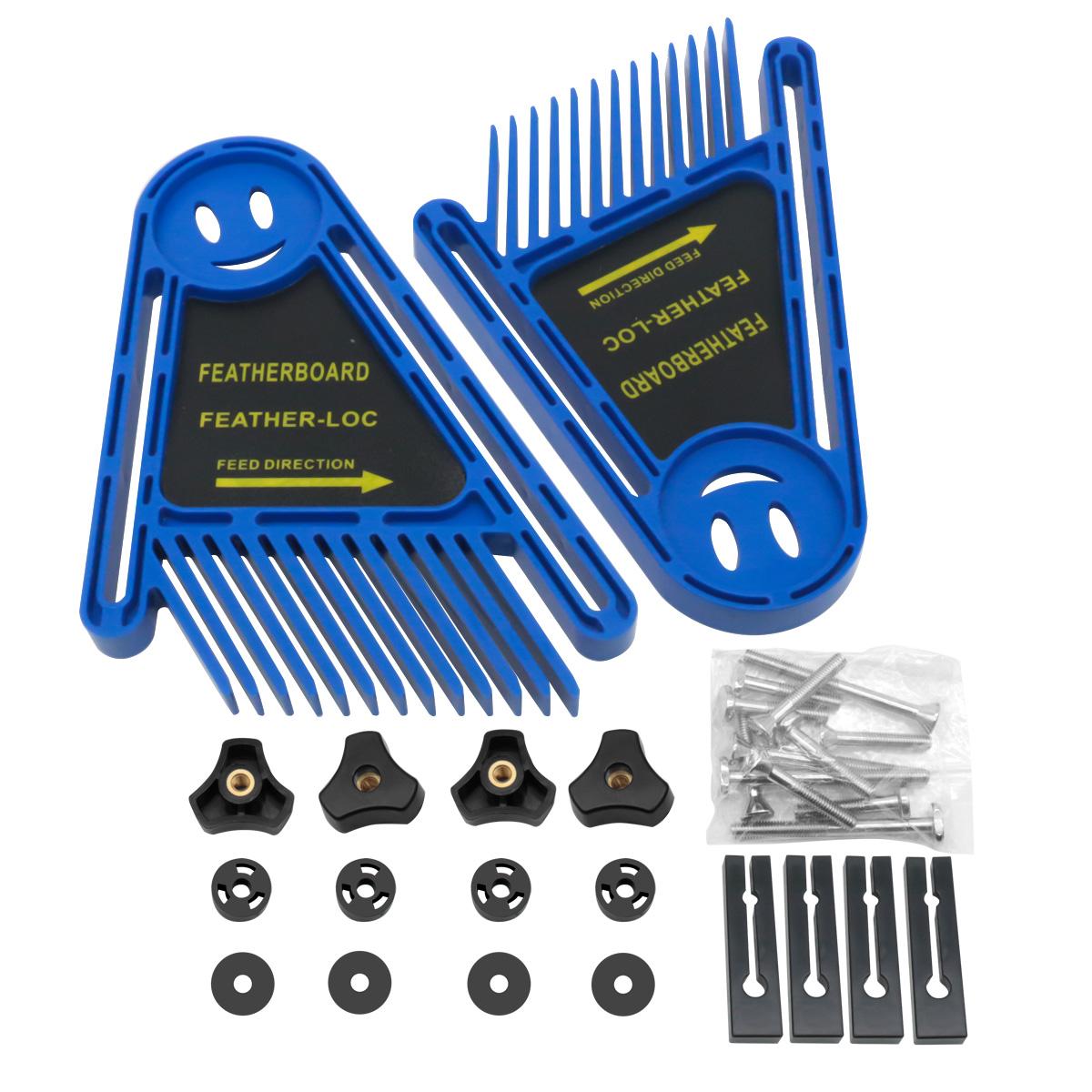 

Multi-purpose Feather Loc Board Double Featherboards Miter Gauge Slot Woodworking Tools for Engraving Machine Circular Saw Table