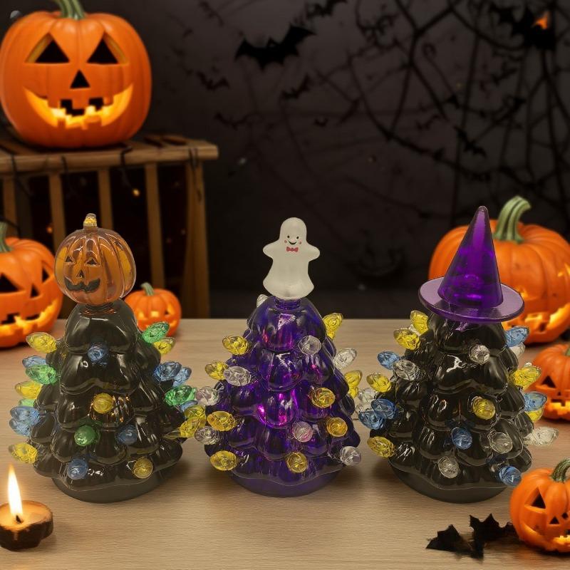 Halloween Decorative Lights Hot Halloween Tree LED Ornaments Night Lights Halloween Props Ornaments