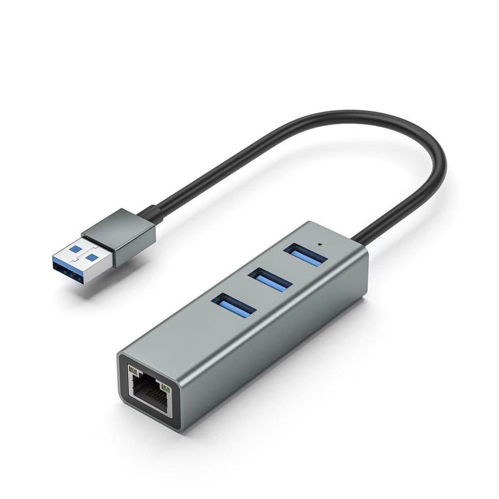 USB-C Docking Station with Gigabit Ethernet and USB 3.0 to RJ45 Adapter for Laptops & Tablets
