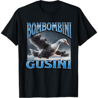 Bombombini Gusini Lustiges Italienisches Brainrot Meme Grafik T-Shirt(1)