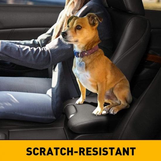 Armrest Center Console Lid Cover For 08-12 Honda microfiber Accord Leather Black