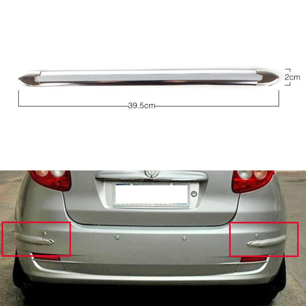 4 stücke Auto SUV Rand Anti-kollision Streifen Stoßstange Schutz Schutz Bar Anti-Reiben Kratzen Einzelhandel Stoßstange crash Styling Moulding