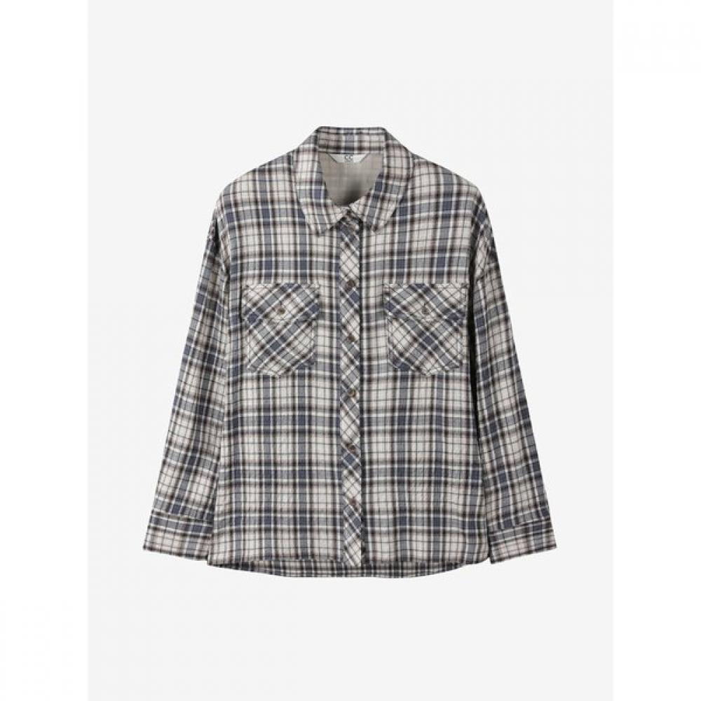 Cc Collect Oversized Check Pattern Shirt C261msc009c