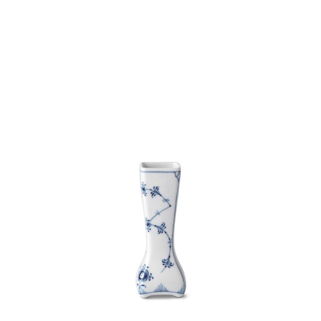 [Officially Imported] Royal Copenhagen Blue Fluted Plain Small Flower Vase, 15cm Tall, Wedding Gift, Product Number 1027455