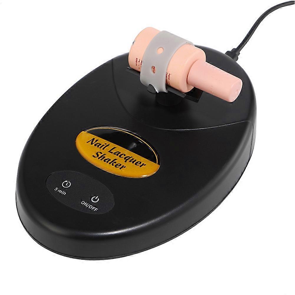 Nail Polish Shaker Timer Nail Polish Shaker Nail Gel Polish Varnish Adjustable Bottle Shaker Evenly Shake Nail Art Tool EU Plug