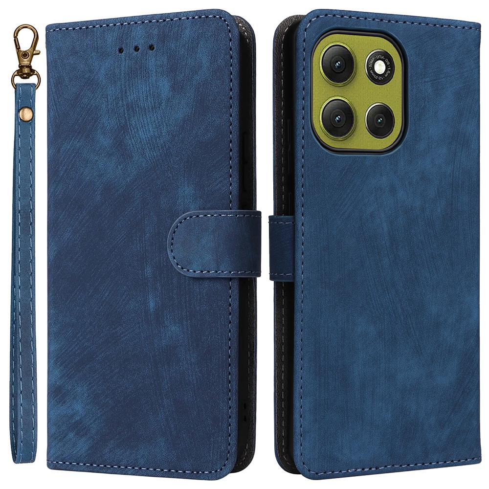 For Motorola Moto G86 Power 5G Case Wallet RFID Blocking PU Leather Phone Cover Stand with Strap