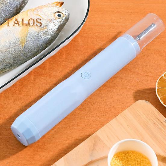 Electric Fish Scaler Remover Cordless Fish Scale Cleaner Rechargeable Waterproof Fish Scaler with Large Capacity Battery Stainless Steel Fish Skin