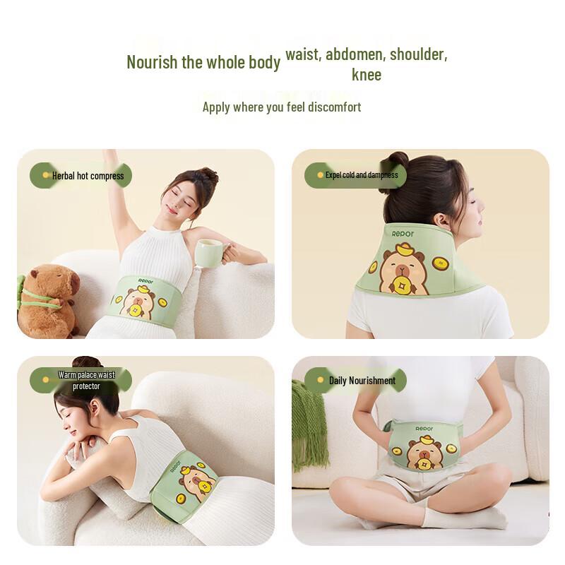 REBOR Capybara Mugwort Salt Electric Heating Waist Belt