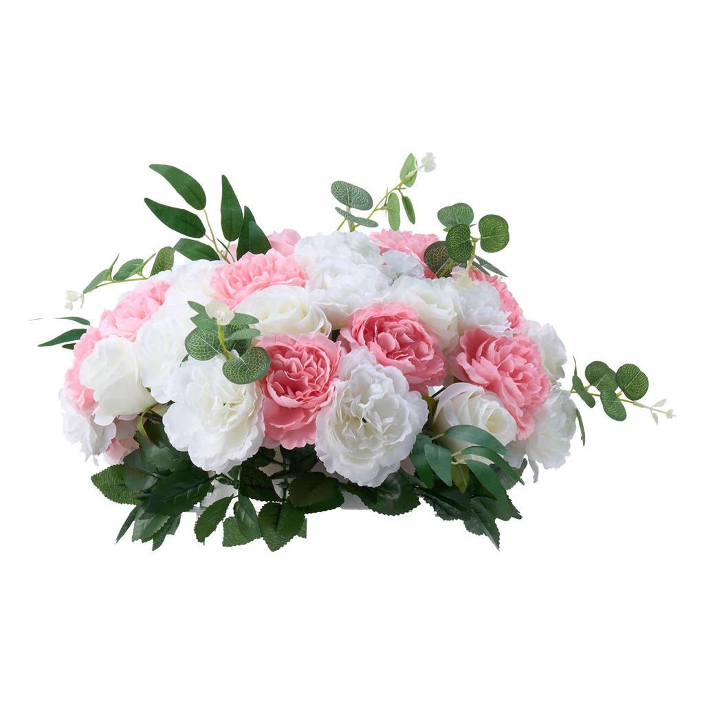 VEVOR Flower Ball Arrangement Bouquet 10 PCS, 450 Mm Diameter Artificial Flower Balls Wedding Table Centerpieces