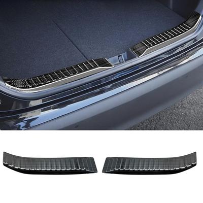 TANGDUTUTU Rear Bumper Step Guard for Toyota Yaris Cross September 2020 and Stainless Interior Rear Bumper Luggage Step Stain and Scratch Black