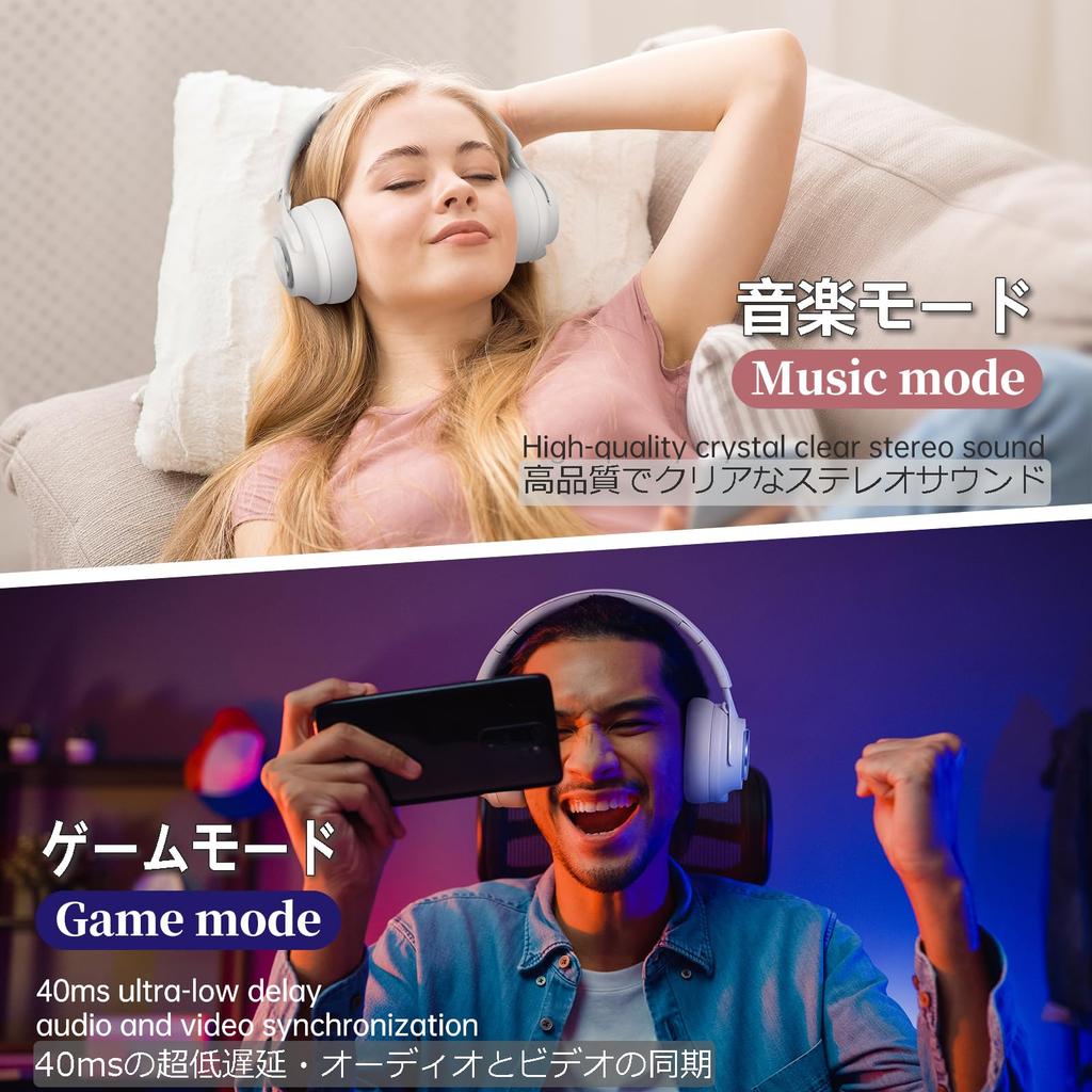 SITOAT P1 Bluetooth Wireless Up to 55 Hours of Deep Lightweight Adjustable Battery Level Gaming Low Detachable Wired and Wireless Bluetooth Storage