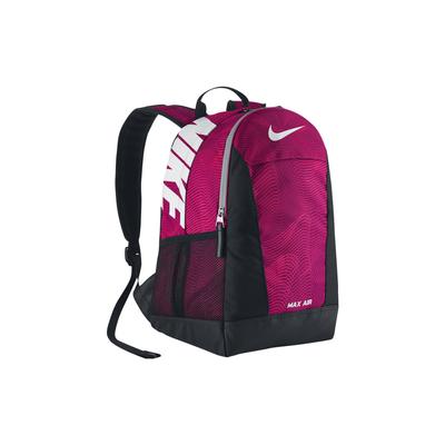 Letter Logo Print Brand Mark Zipper Closure Polyester Backpack Unisex Backpacks Pink BA4736-639