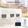 Solar Wall Lamp Outdoor Waterproof Up & Down Lighting Solar Fence Lights Solar Powered Garden Yard Decorative Wall Lights