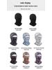 Winter Parent-Child Ski Mask with Windproof Neck Protection, Lined Hood, and Integrated Cycling Headwear