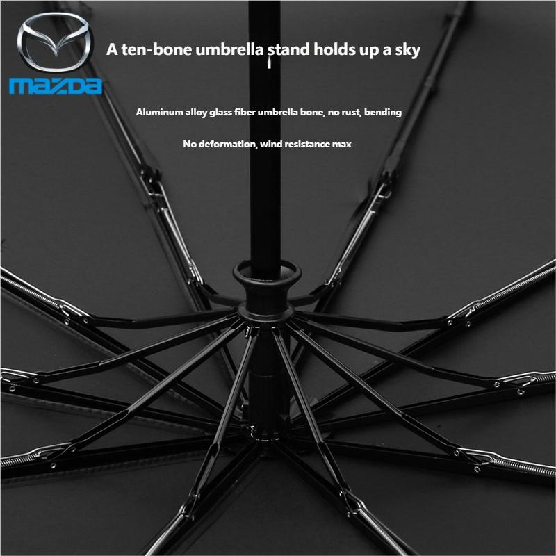 Auto Winddicht UV Sonnenschutz Regenschirm Automatisches Falten Sonnenschutz für Mazda 3 5 6 Axela Atenza CX30 CX5 CX7 CX8 CX9 MX5 BT50