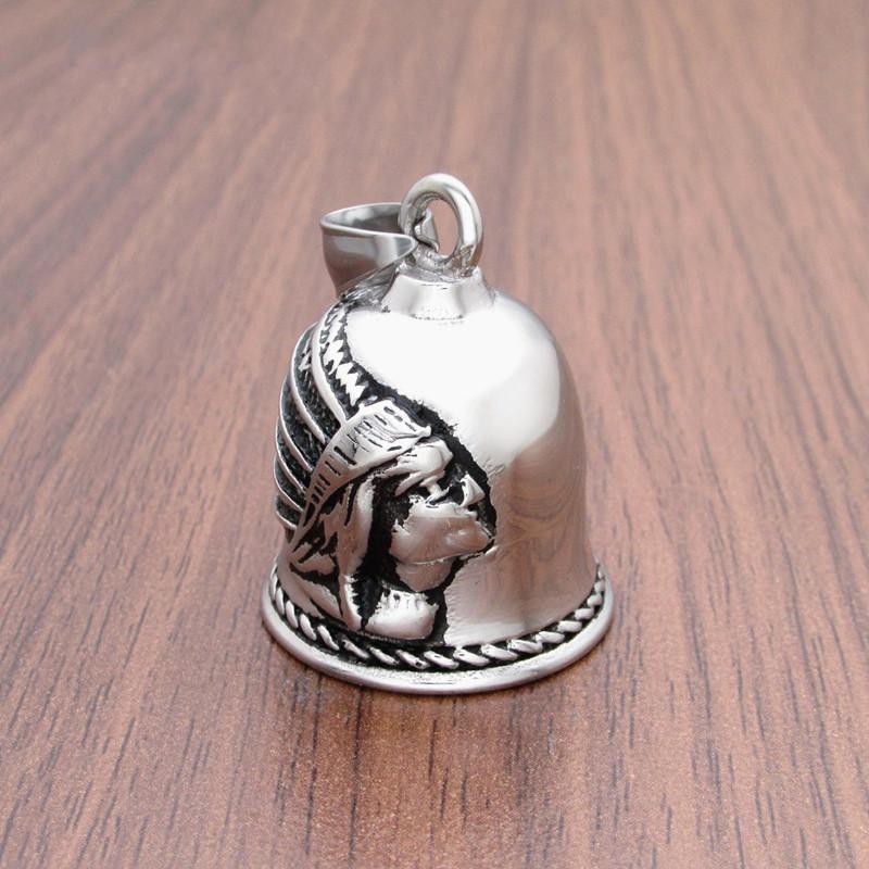 High-quality Customized Hypoallergenic Stainless Steel Bell Charm Necklace for Men