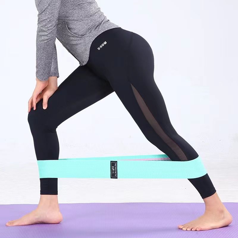 

Hip Beauty Resistance Band Yoga Stretch Belt Hip Raise Shaping Fitness Exercise Squat Belt Tension Band Hip Beauty Belt Peach Hip Green [Small Resistance]]