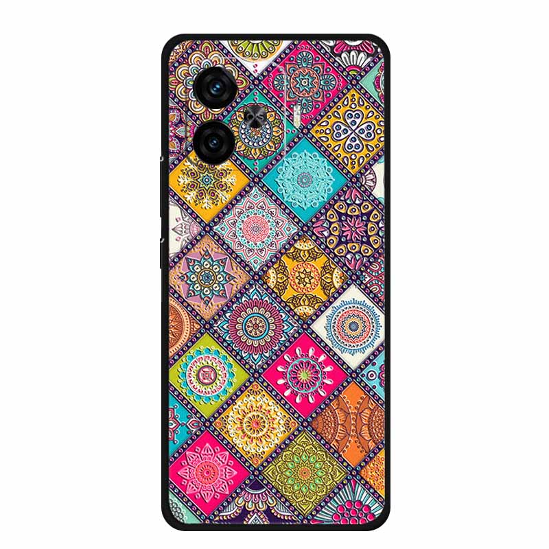 3D Emboss Case For Vivo iQOO Neo 10R Phone Case Relief Flower Silicone Soft Coque For Vivo iQOO Neo 10R 10 R Back Cover Case Bag