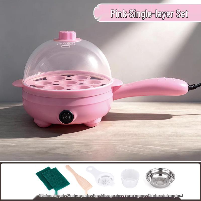 Canxiang Non-Stick Electric Frying Pan: Poached Eggs, Dumplings, Pot Stickers & Breakfast Cooker
