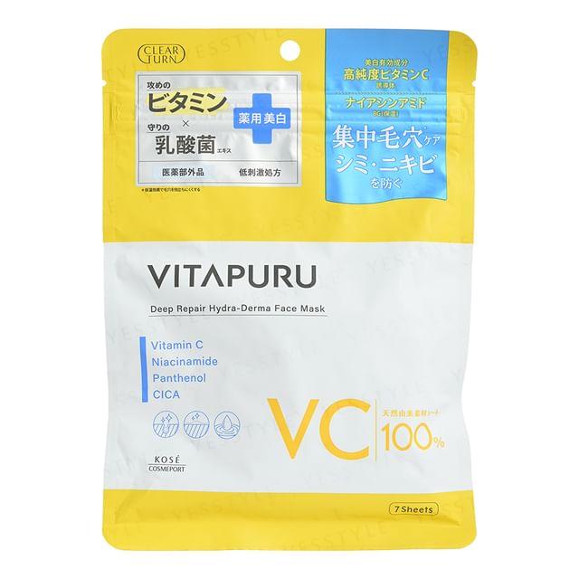 Kose - VITAPURU Deep Repair Hydraderma Face Mask 7 pcs