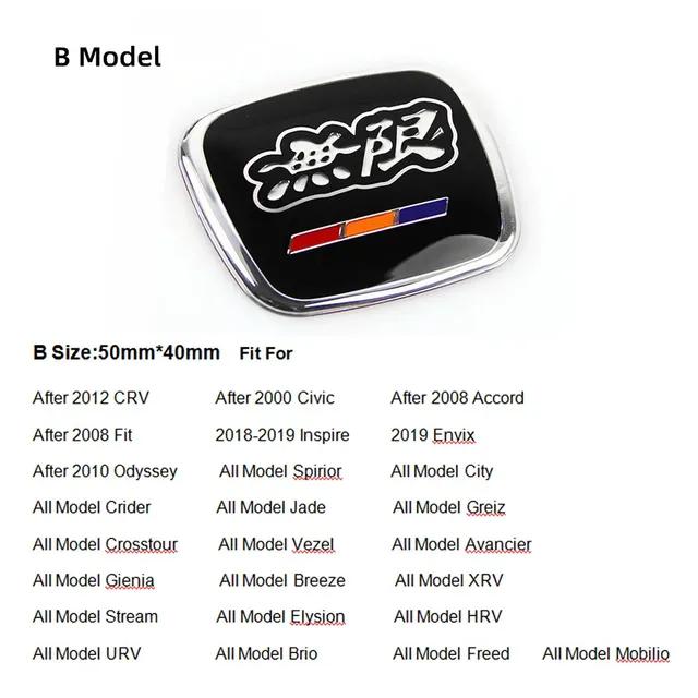 

JDM Mugen Power J s Racing Modified Decals Badge Car Steering Wheel Sticker Emblem Fit For Odyssey Accord City Jade Civic CRV чёрный