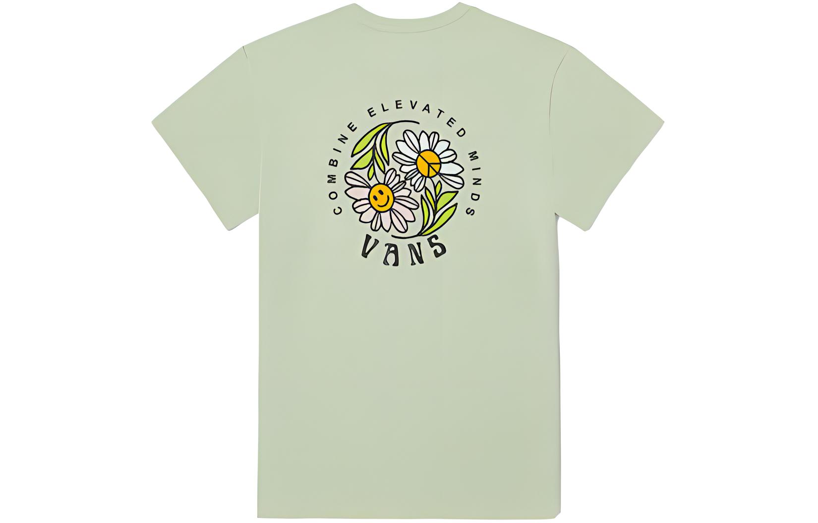 Vans T Shirt Women s Light Green VN0008ZDBQH M