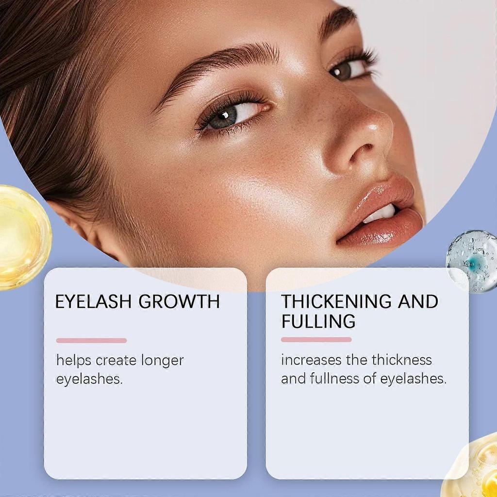 Natürliches Wimpernwachstums-Serum 3er-Pack Nicht reizend Dickere Längere Wimpern Schnelle Ergebnisse