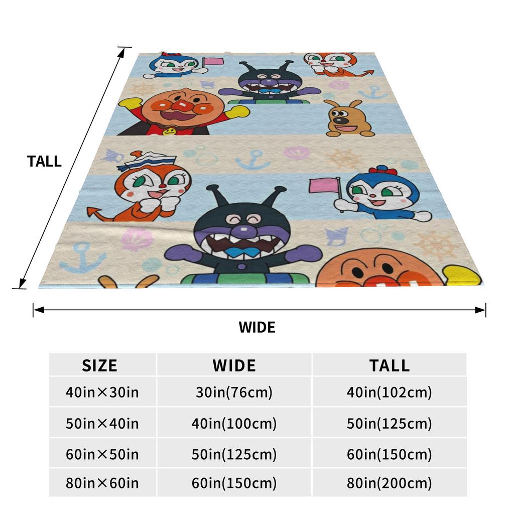 Anpanmaned Blanket Super Soft Warm  Throw Blankets for Sofa 50x60 Inch Multiple Sizes Bedspreads