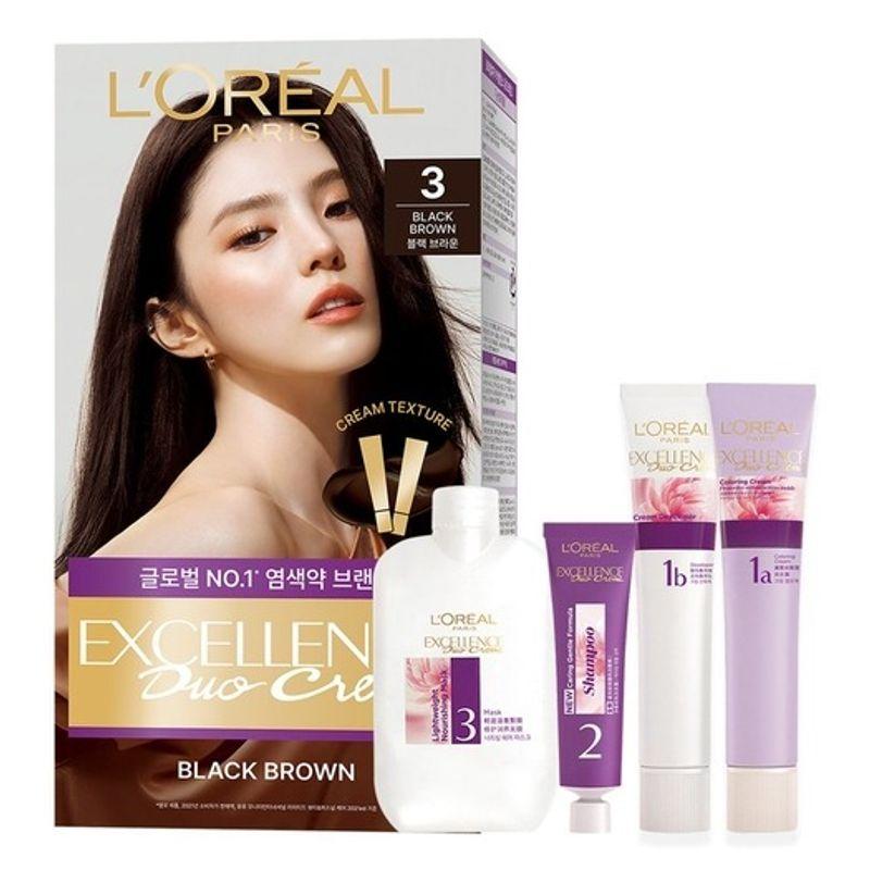 LOREAL PARIS L'Oréal Paris Excellence Duo Cream 4-piece set TR5 hair pack 50ml