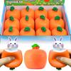 New Squeezing Carrot Rabbit Cup Toys Kids Stress Reliefing Pinch Toy Fidget Decompression Sensory Toy For Child Adult Baby Gift