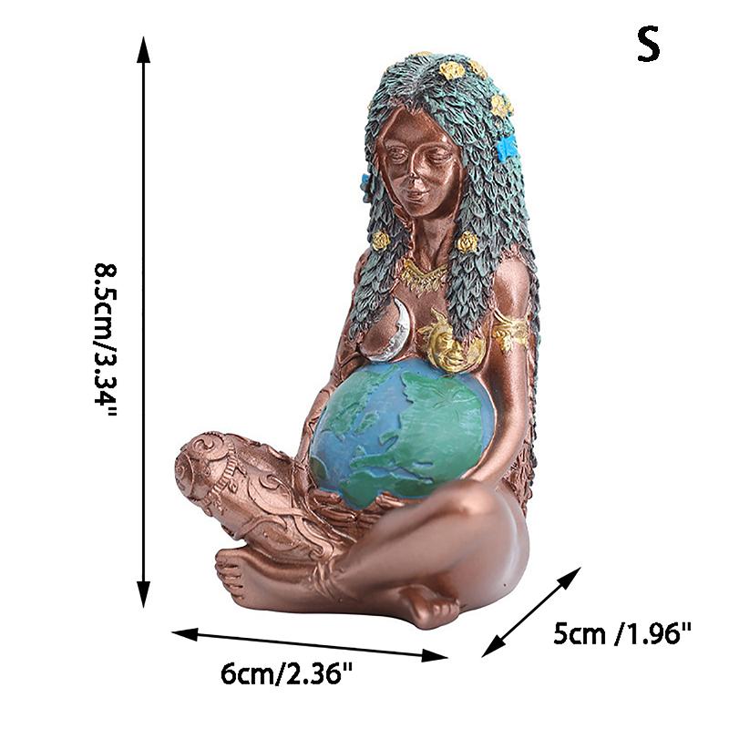 

Художественная статуя Матери-Земли Тысячелетняя Статуя Геи Мифическая Статуэтка Статуя Художественной Статуи Богини-Матери-Земли