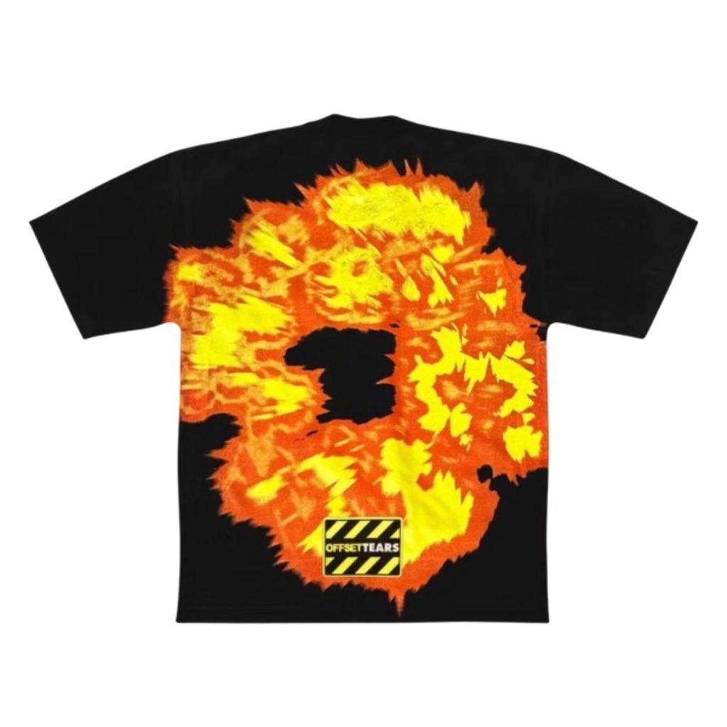 T-shirt Denim Tears X Offset Set it off N°1 Black