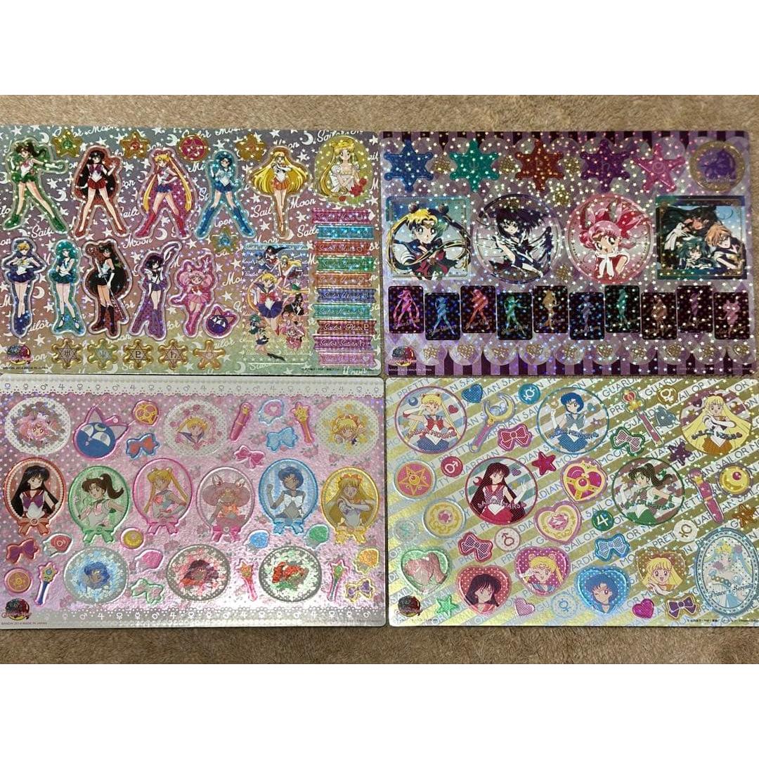 Jumbo Carddass Sailor Moon Metal Sheet Sticker Seal