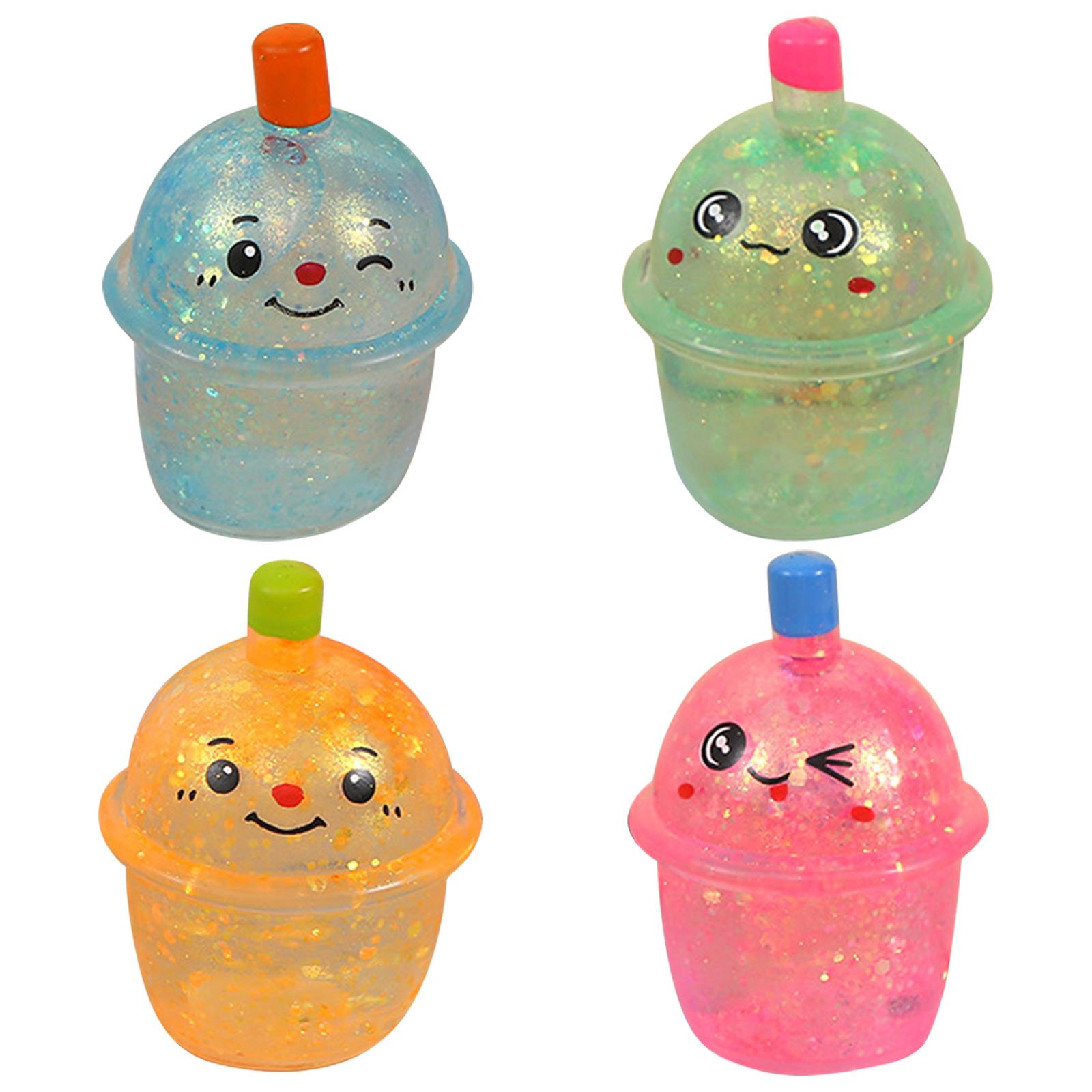 

Четыре мягкие, медленно сжимающиеся игрушки, шарики для снятия стресса для взрослых, ультрамягкие пальчиковые игрушки, снимающие стресс, настольные аксессуары. One Size