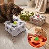 Bite Resistant Cat Maze Play Box Felt Cat Teaser Box Funny Interactive Cat Toy  Kitten